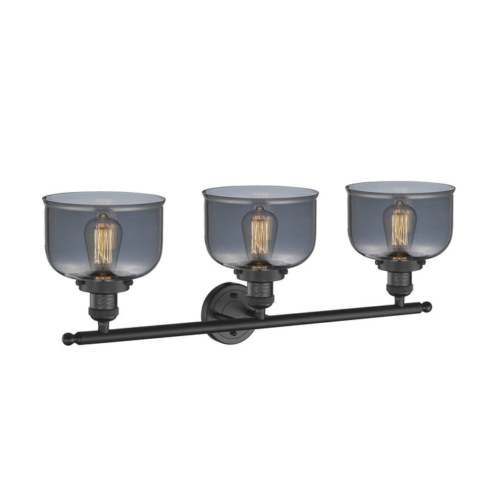 Innovations Franklin Restoration 205-BK-G73 Bath Vanity Light 32 in. wide - Matte Black