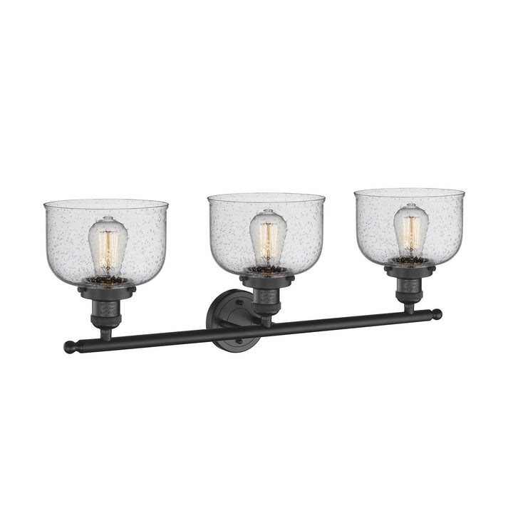 Innovations Franklin Restoration 205-BK-G74 Bath Vanity Light 32 in. wide - Matte Black