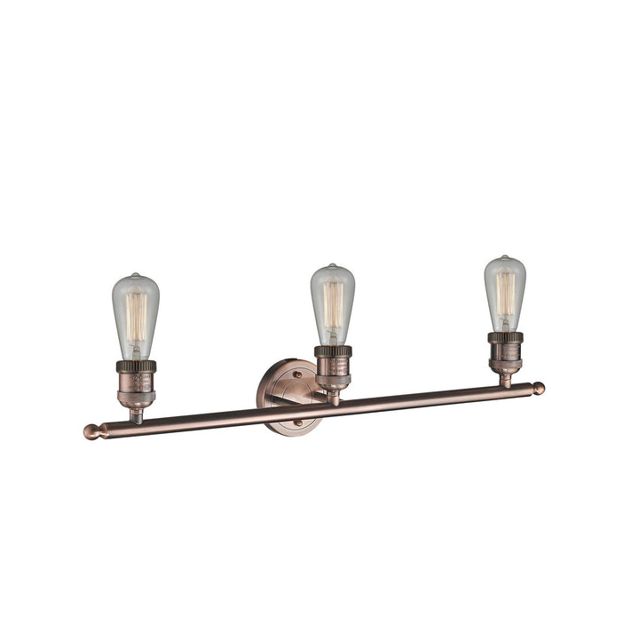 Innovations Franklin Restoration 205NH-AC Bath Vanity Light 30 in. wide - Antique Copper