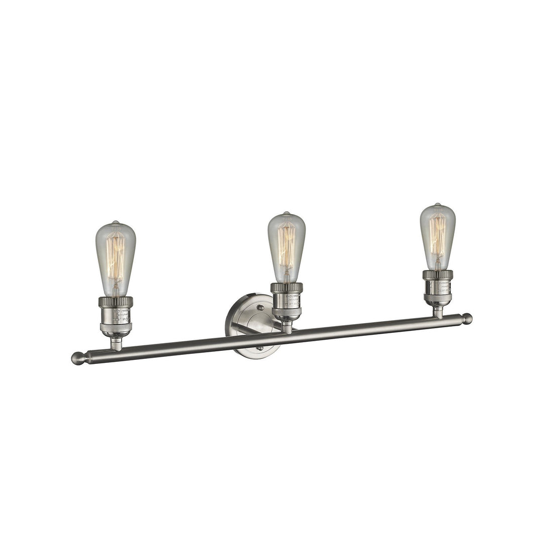 Innovations Franklin Restoration 205NH-SN-LED Bath Vanity Light 30 in. wide - Brushed Satin Nickel