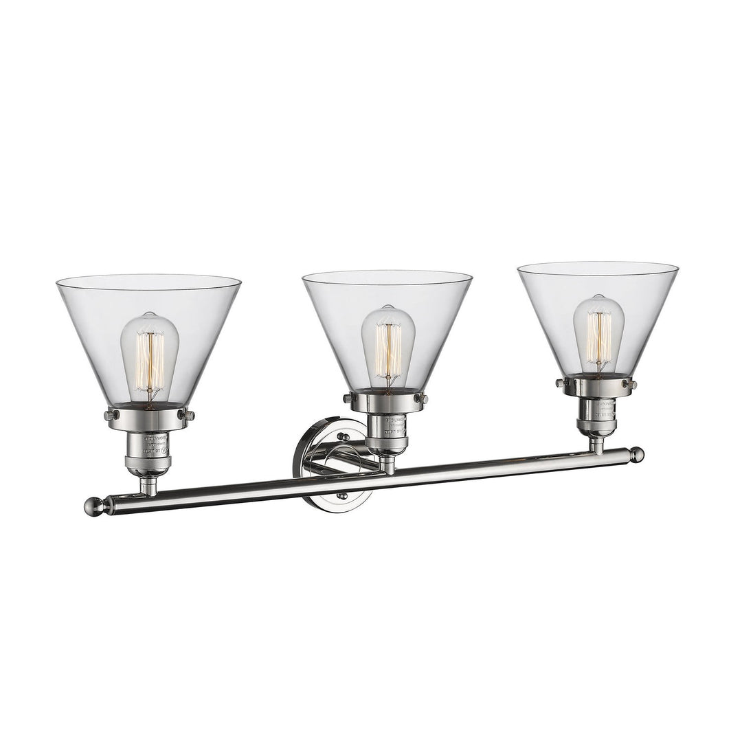 Innovations Franklin Restoration 205-PN-G42-LED Bath Vanity Light 32 in. wide - Polished Nickel