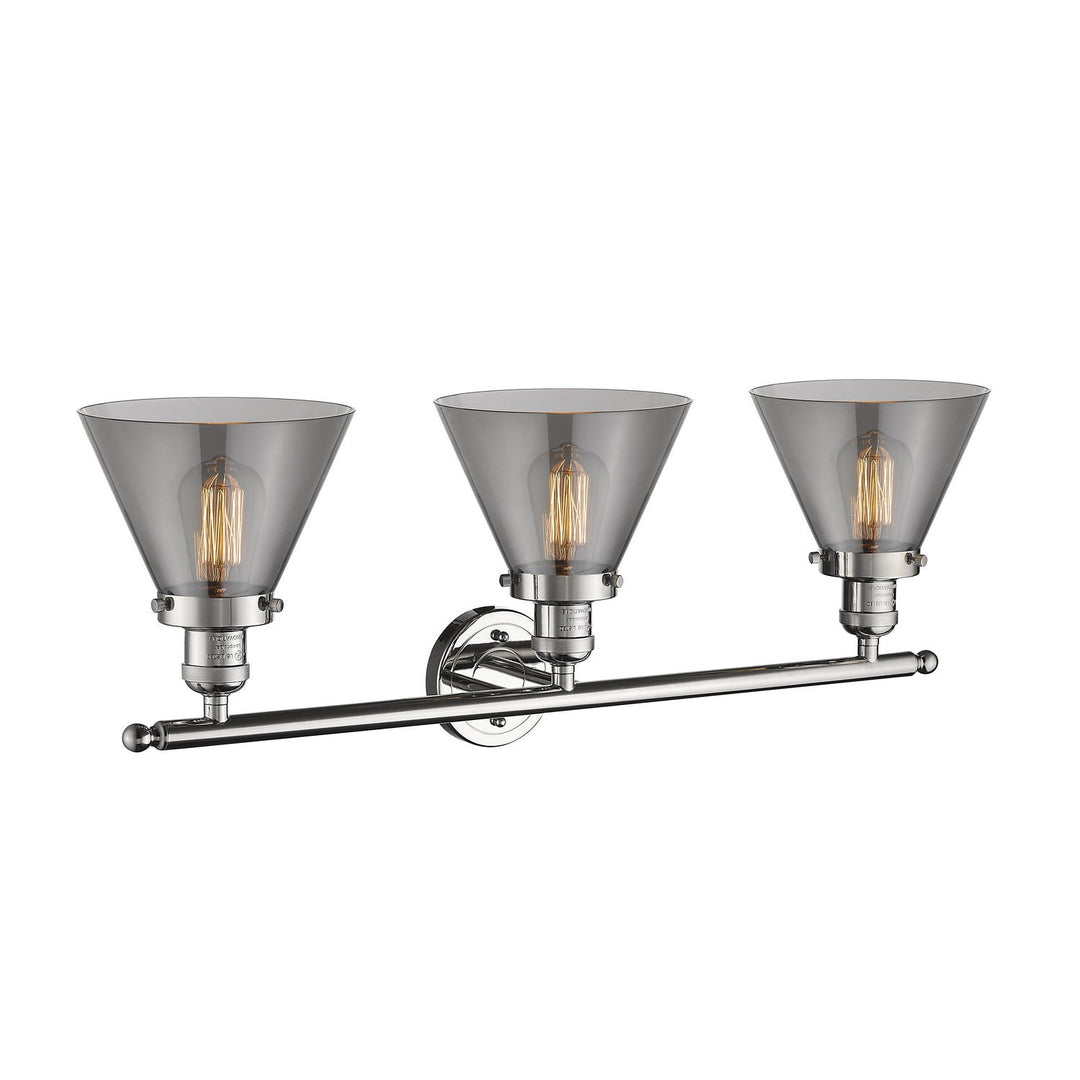 Innovations Franklin Restoration 205-PN-G43-LED Bath Vanity Light 32 in. wide - Polished Nickel
