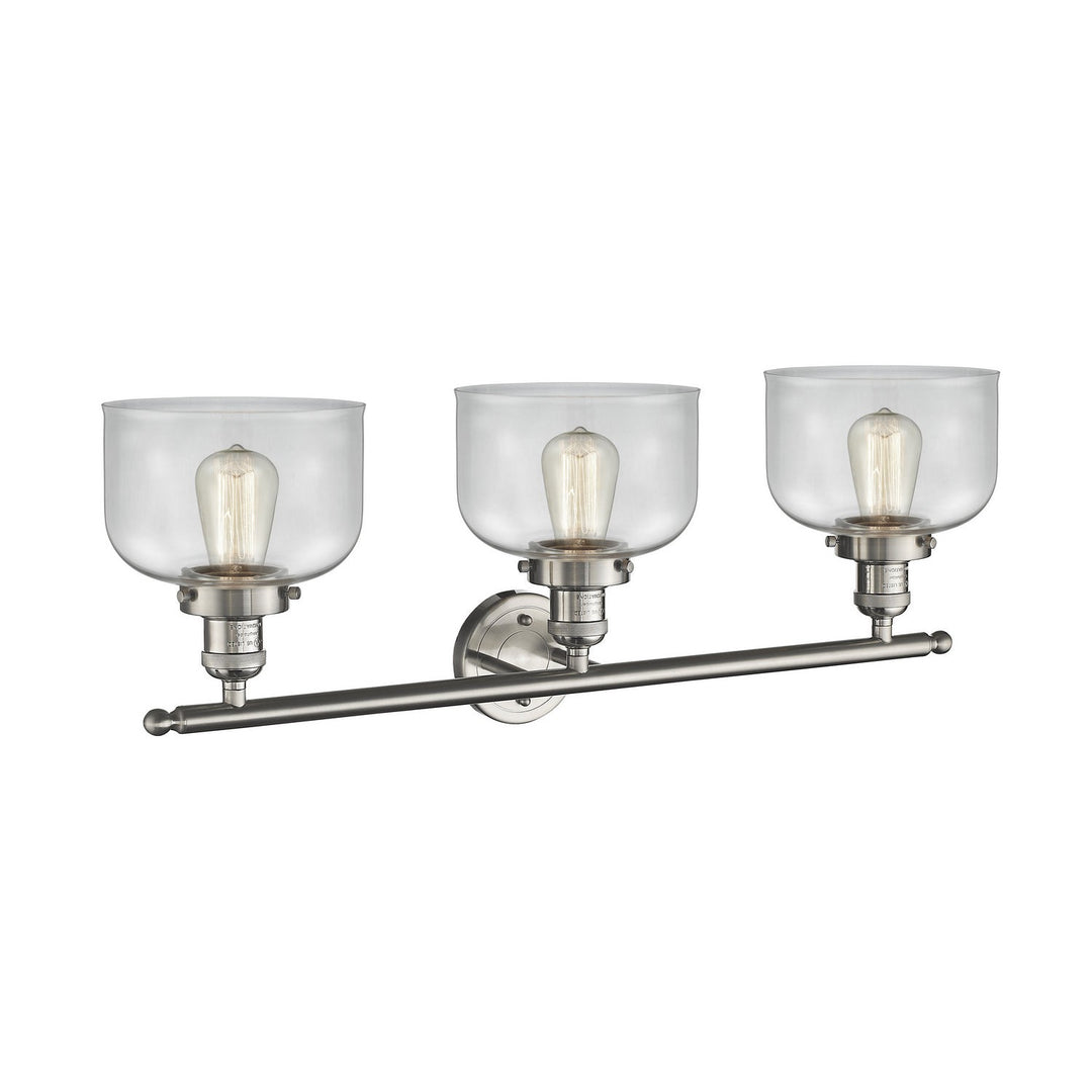 Innovations Franklin Restoration 205-SN-G72-LED Bath Vanity Light 32 in. wide - Brushed Satin Nickel