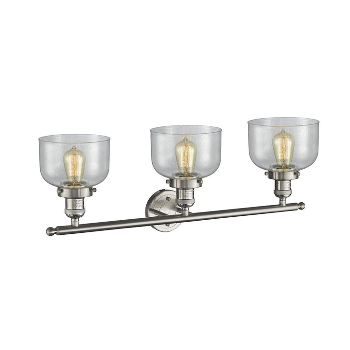Innovations Franklin Restoration 205-SN-G74-LED Bath Vanity Light 32 in. wide - Brushed Satin Nickel