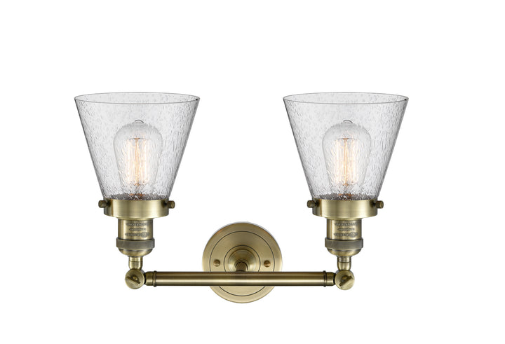 Innovations Franklin Restoration 208-AB-G64-LED Bath Vanity Light 16 in. wide - Antique Brass