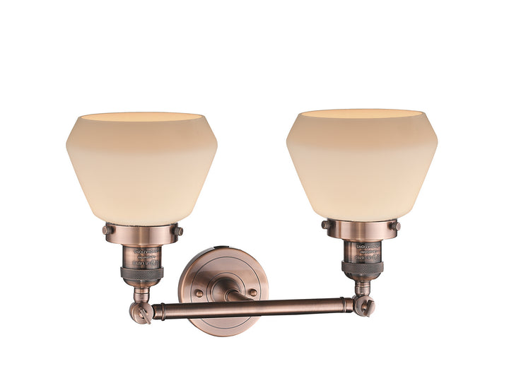 Innovations Franklin Restoration 208-AC-G171-LED Bath Vanity Light 17 in. wide - Antique Copper