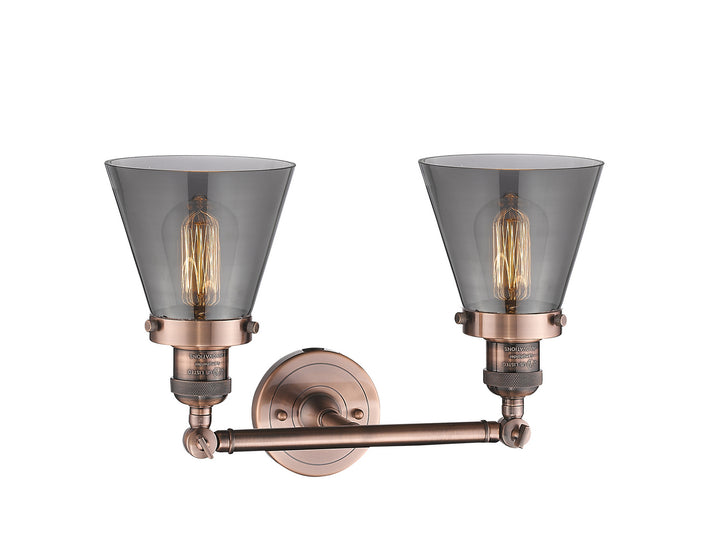 Innovations Franklin Restoration 208-AC-G63-LED Bath Vanity Light 16 in. wide - Antique Copper