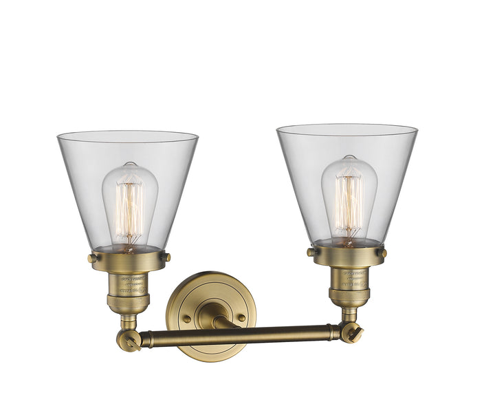 Innovations Franklin Restoration 208-BB-G62-LED Bath Vanity Light 16 in. wide - Brushed Brass