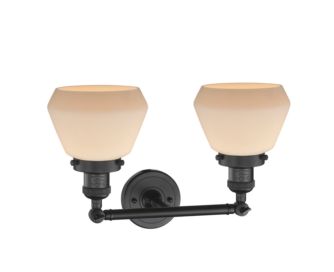 Innovations Franklin Restoration 208-BK-G171-LED Bath Vanity Light 17 in. wide - Matte Black