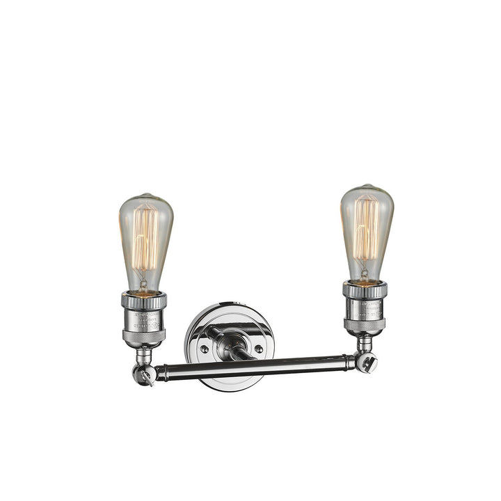 Innovations Franklin Restoration 208NH-PC Bath Vanity Light 11 in. wide - Polished Chrome