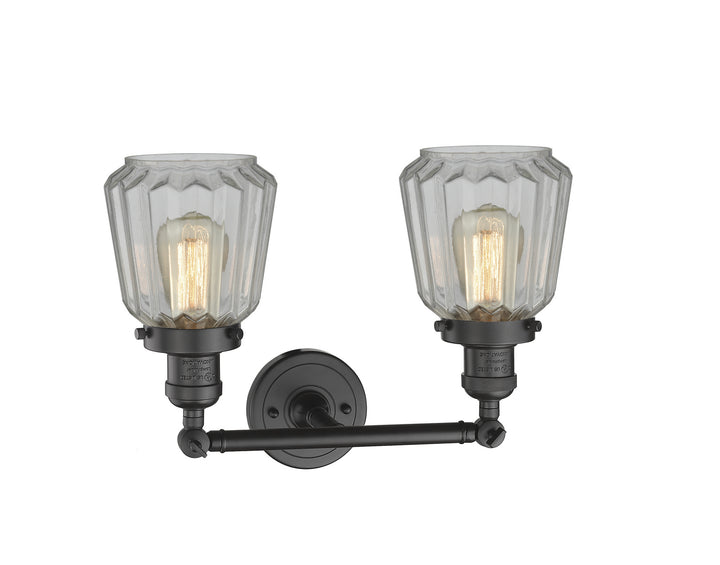 Innovations Franklin Restoration 208-OB-G142-LED Bath Vanity Light 16 in. wide - Oil Rubbed Bronze