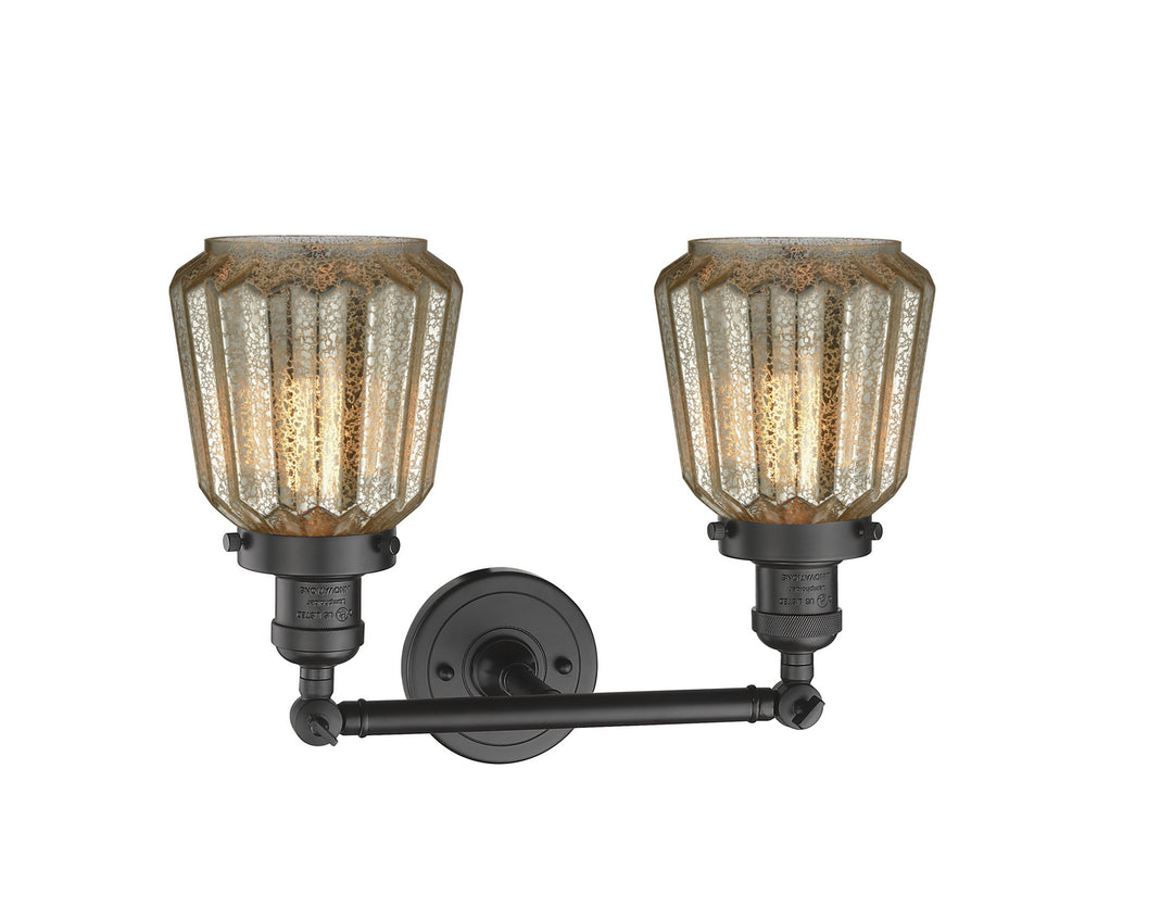 Innovations Franklin Restoration 208-OB-G146-LED Bath Vanity Light 16 in. wide - Oil Rubbed Bronze