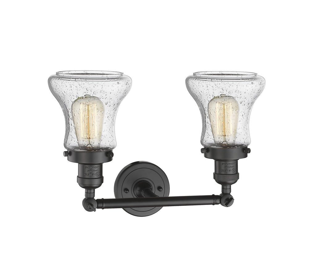 Innovations Franklin Restoration 208-OB-G194-LED Bath Vanity Light 17 in. wide - Oil Rubbed Bronze