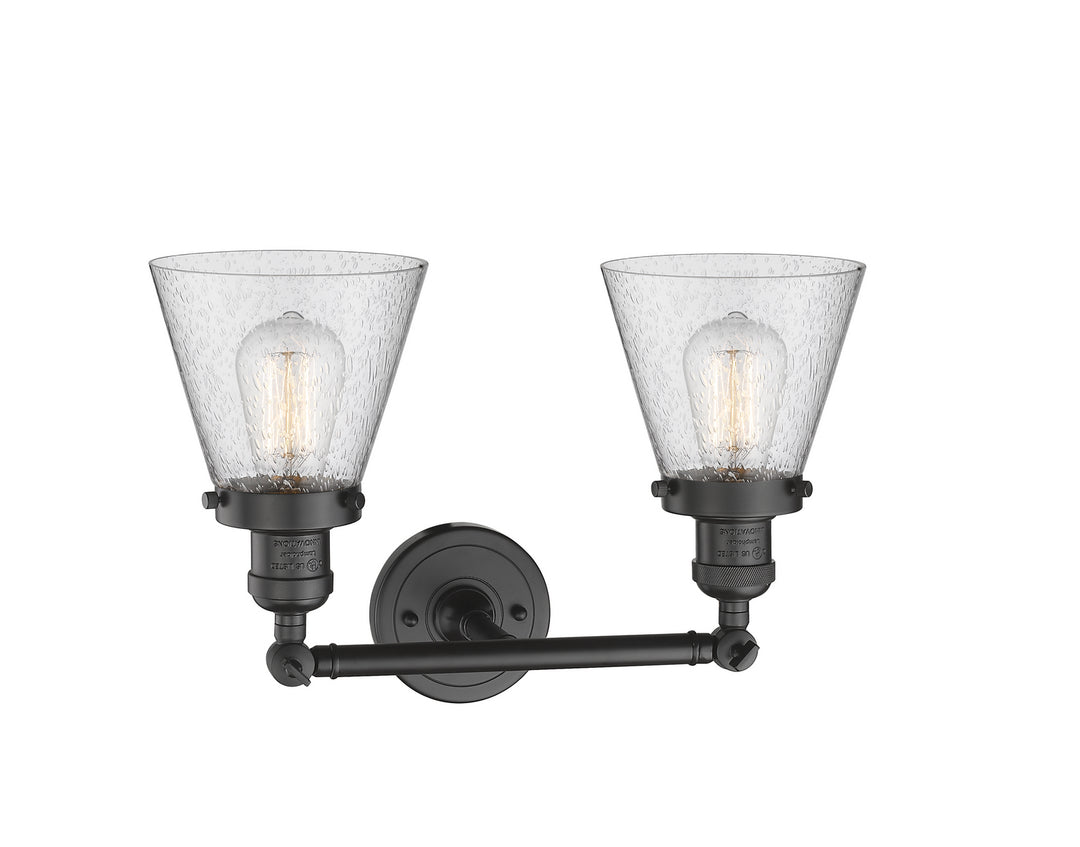 Innovations Franklin Restoration 208-OB-G64-LED Bath Vanity Light 16 in. wide - Oil Rubbed Bronze