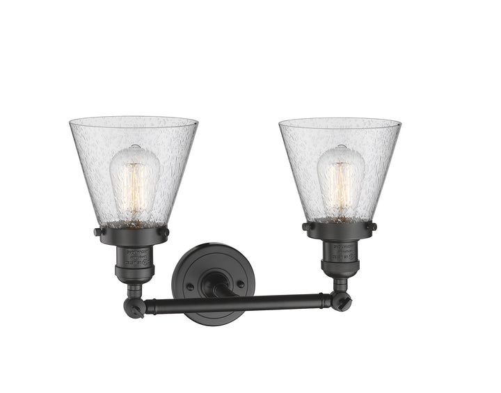 Innovations Franklin Restoration 208-OB-G64-LED Bath Vanity Light 16 in. wide - Oil Rubbed Bronze