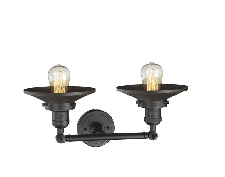 Innovations Franklin Restoration 208-OB-M5-LED Bath Vanity Light 18 in. wide - Oil Rubbed Bronze