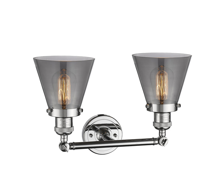 Innovations Franklin Restoration 208-PC-G63-LED Bath Vanity Light 16 in. wide - Polished Chrome