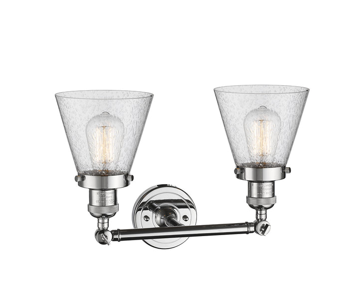 Innovations Franklin Restoration 208-PC-G64-LED Bath Vanity Light 16 in. wide - Polished Chrome