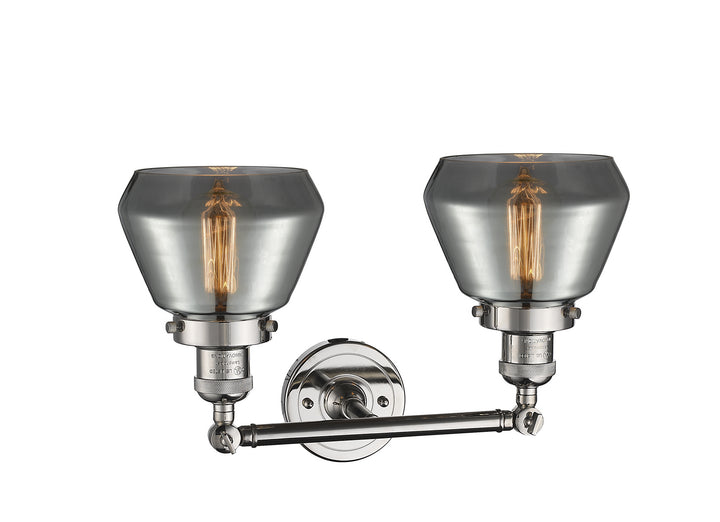 Innovations Franklin Restoration 208-PN-G173-LED Bath Vanity Light 17 in. wide - Polished Nickel