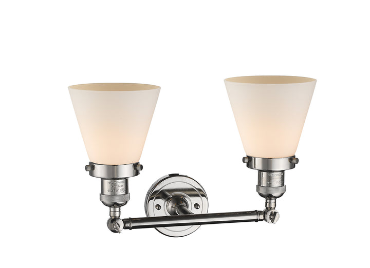 Innovations Franklin Restoration 208-PN-G61-LED Bath Vanity Light 16 in. wide - Polished Nickel