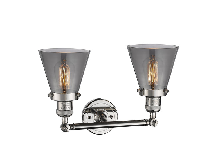 Innovations Franklin Restoration 208-PN-G63-LED Bath Vanity Light 16 in. wide - Polished Nickel