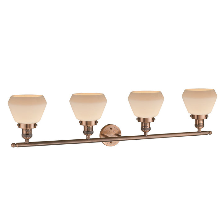 Innovations Franklin Restoration 215-AC-G171-LED Bath Vanity Light 43 in. wide - Antique Copper