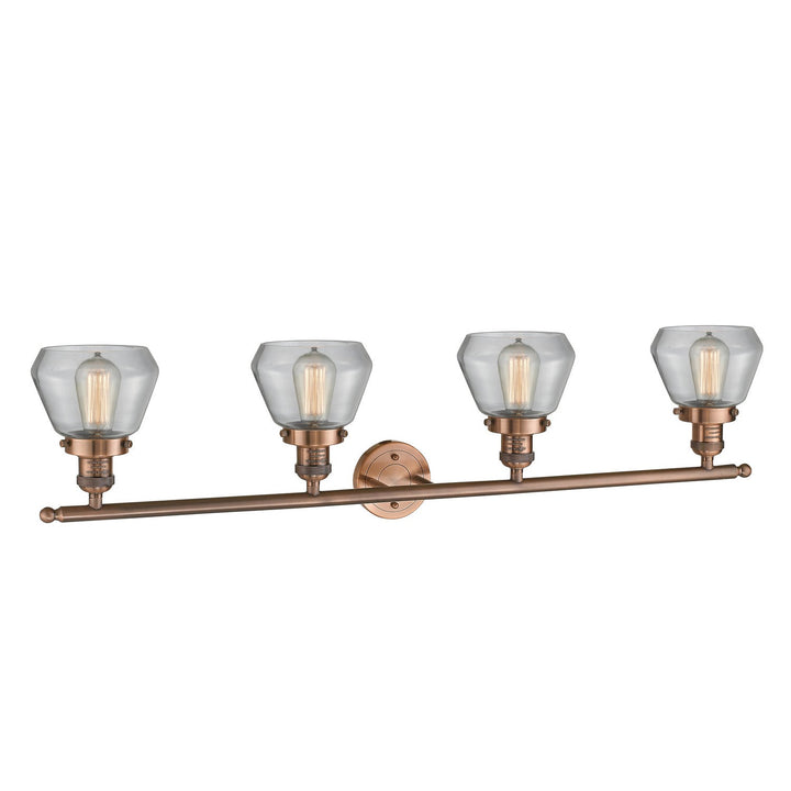 Innovations Franklin Restoration 215-AC-G172-LED Bath Vanity Light 43 in. wide - Antique Copper