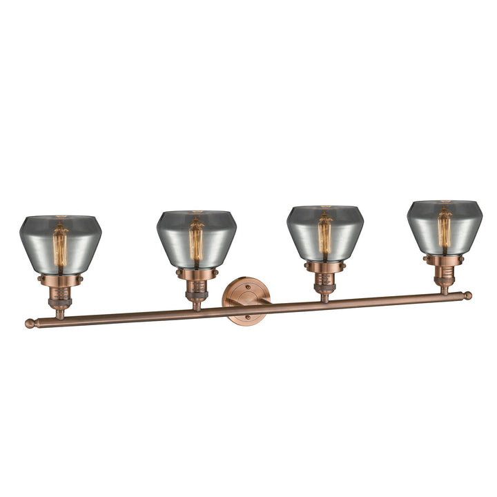 Innovations Franklin Restoration 215-AC-G173-LED Bath Vanity Light 43 in. wide - Antique Copper