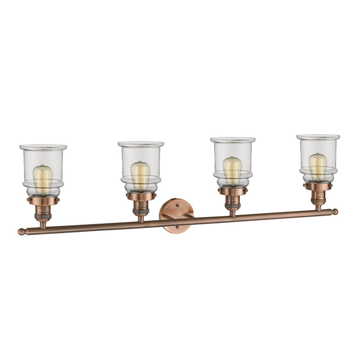 Innovations Franklin Restoration 215-AC-G182-LED Bath Vanity Light 42 in. wide - Antique Copper