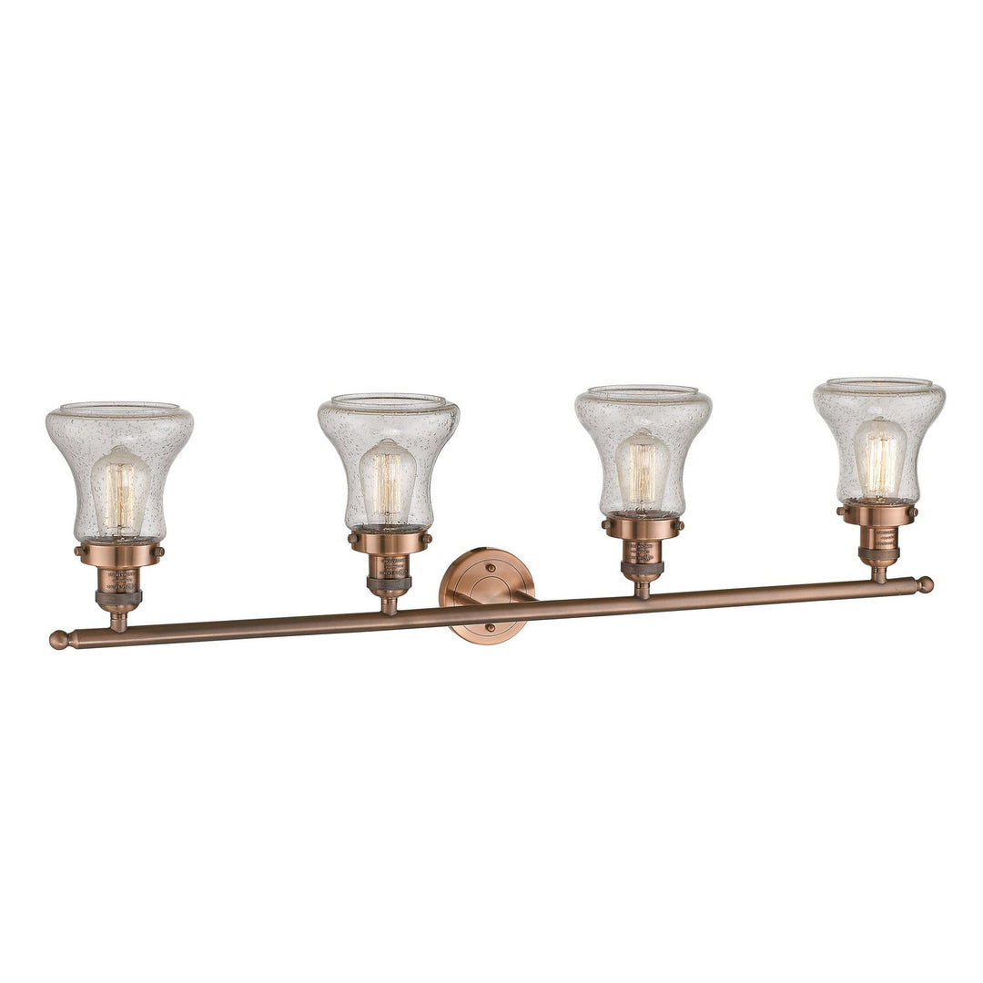 Innovations Franklin Restoration 215-AC-G194-LED Bath Vanity Light 43 in. wide - Antique Copper