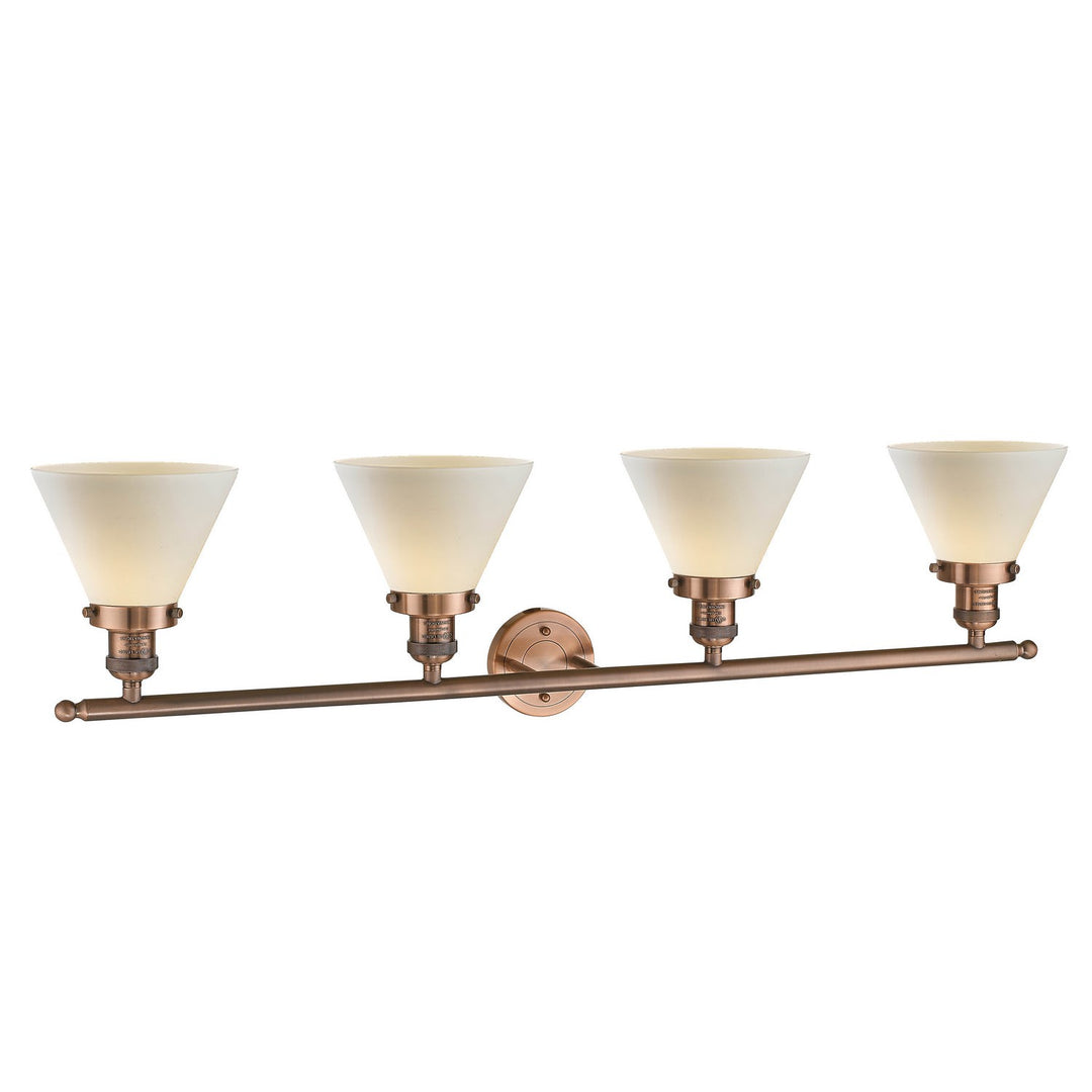 Innovations Franklin Restoration 215-AC-G41-LED Bath Vanity Light 44 in. wide - Antique Copper