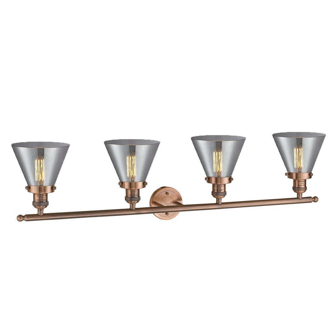 Innovations Franklin Restoration 215-AC-G43-LED Bath Vanity Light 44 in. wide - Antique Copper