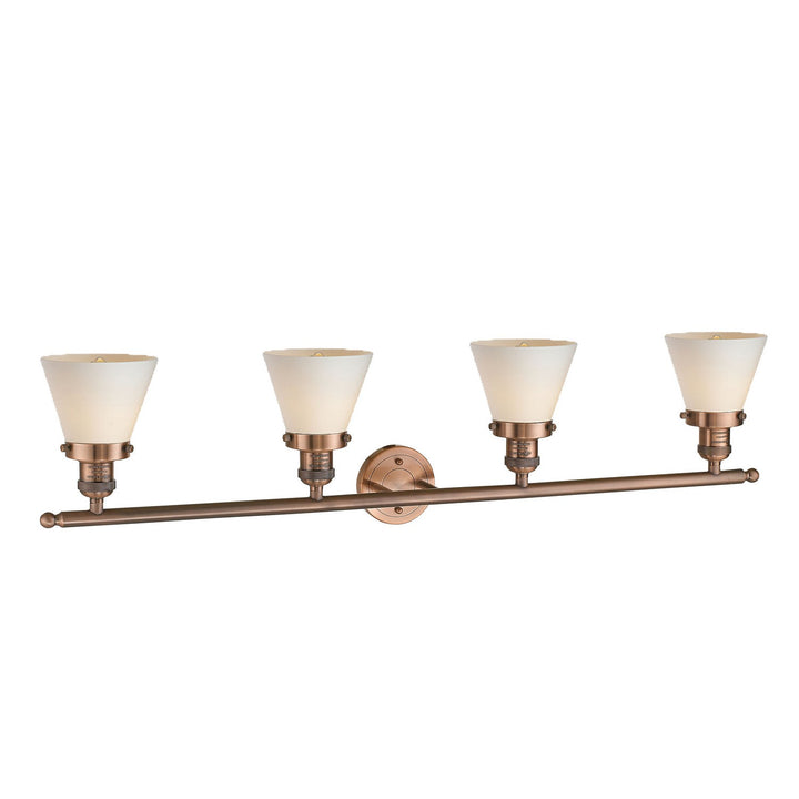 Innovations Franklin Restoration 215-AC-G61-LED Bath Vanity Light 43 in. wide - Antique Copper