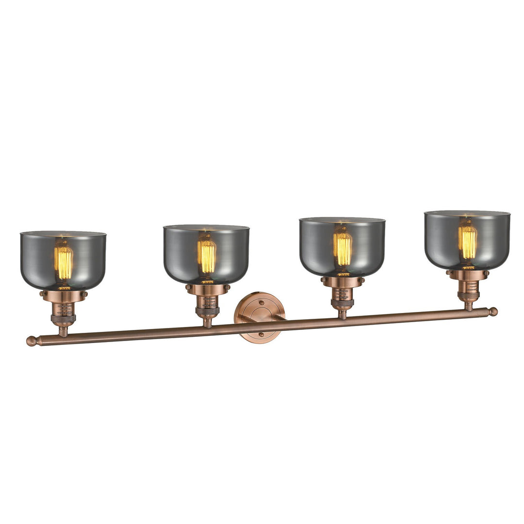 Innovations Franklin Restoration 215-AC-G73-LED Bath Vanity Light 44 in. wide - Antique Copper