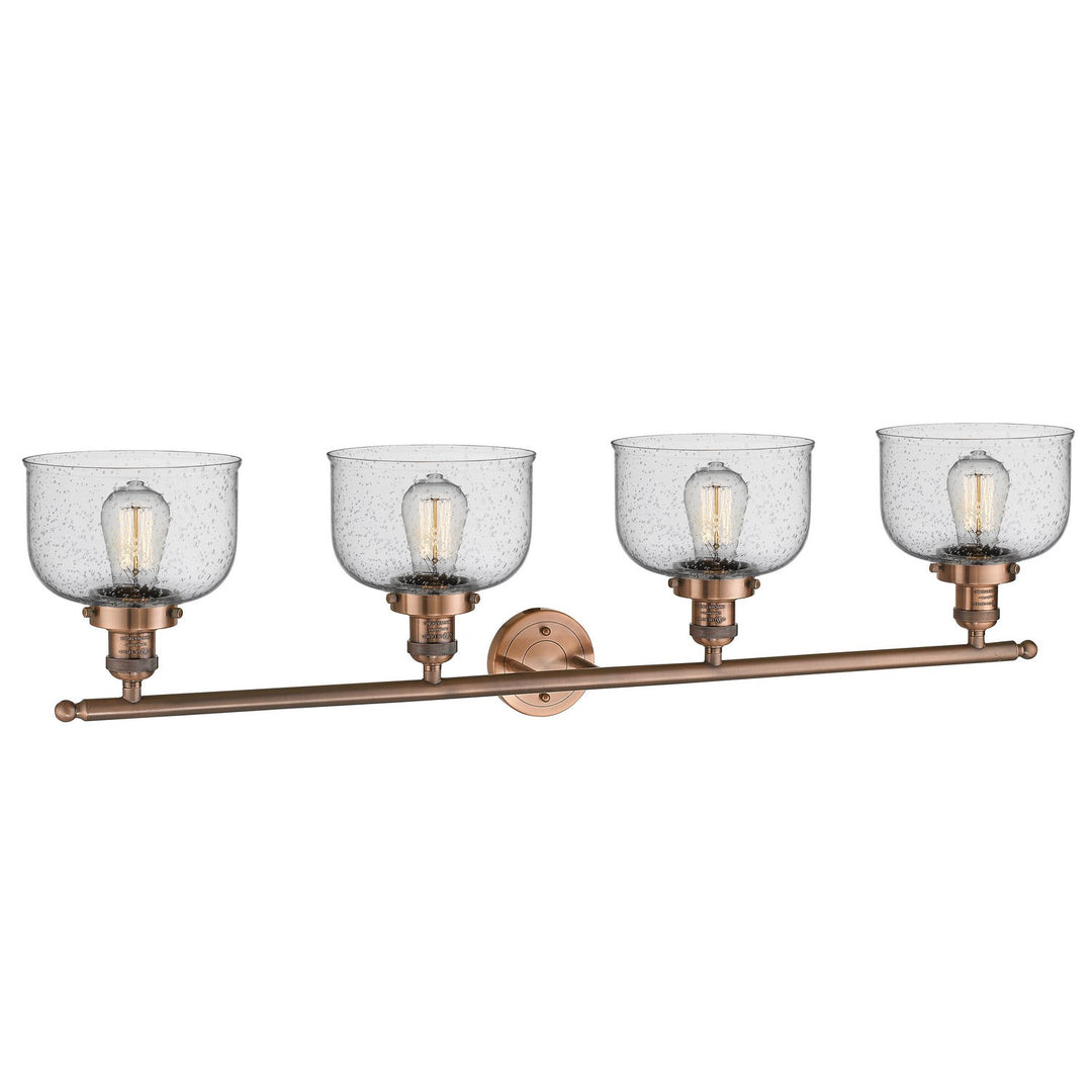 Innovations Franklin Restoration 215-AC-G74-LED Bath Vanity Light 44 in. wide - Antique Copper