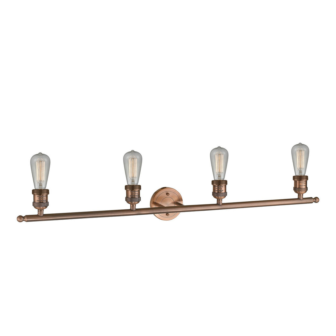 Innovations Franklin Restoration 215-AC-LED Bath Vanity Light 42 in. wide - Antique Copper