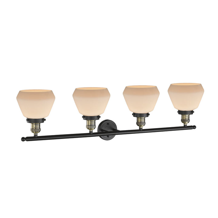 Innovations Franklin Restoration 215-BAB-G171 Bath Vanity Light 43 in. wide - Black Antique Brass