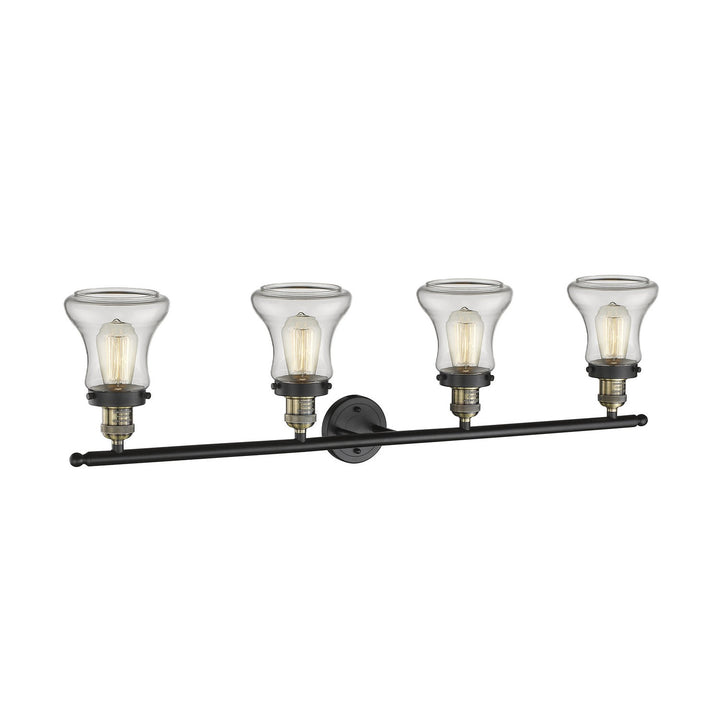 Innovations Franklin Restoration 215-BAB-G192 Bath Vanity Light 43 in. wide - Black Antique Brass