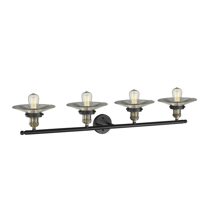 Innovations Franklin Restoration 215-BAB-G2-LED Bath Vanity Light 45 in. wide - Black Antique Brass