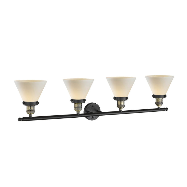 Innovations Franklin Restoration 215-BAB-G41 Bath Vanity Light 44 in. wide - Black Antique Brass