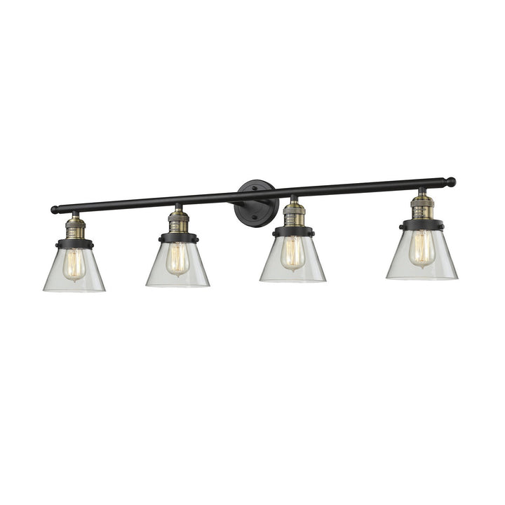 Innovations Franklin Restoration 215-BAB-G62 Bath Vanity Light 43 in. wide - Black Antique Brass