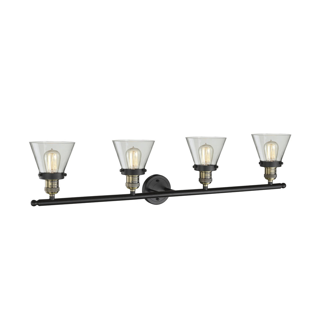 Innovations Franklin Restoration 215-BAB-G62-LED Bath Vanity Light 43 in. wide - Black Antique Brass