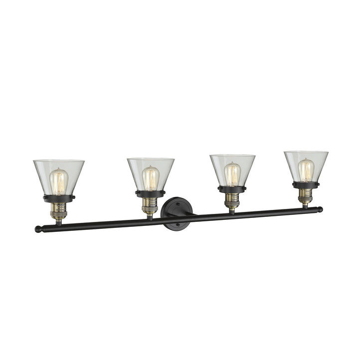 Innovations Franklin Restoration 215-BAB-G62-LED Bath Vanity Light 43 in. wide - Black Antique Brass