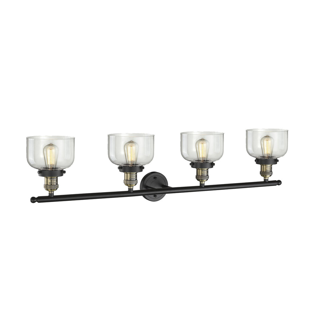 Innovations Franklin Restoration 215-BAB-G72 Bath Vanity Light 44 in. wide - Black Antique Brass