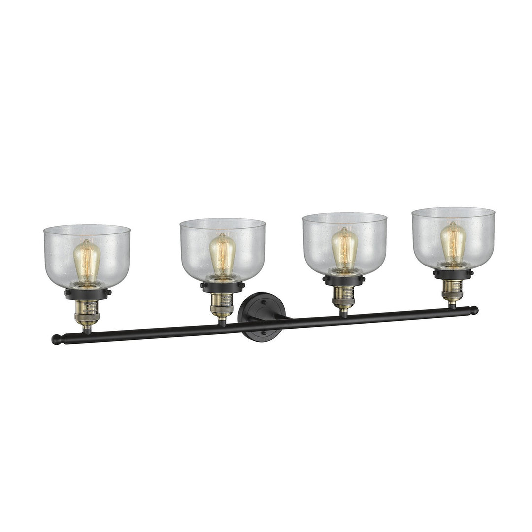 Innovations Franklin Restoration 215-BAB-G74-LED Bath Vanity Light 44 in. wide - Black Antique Brass