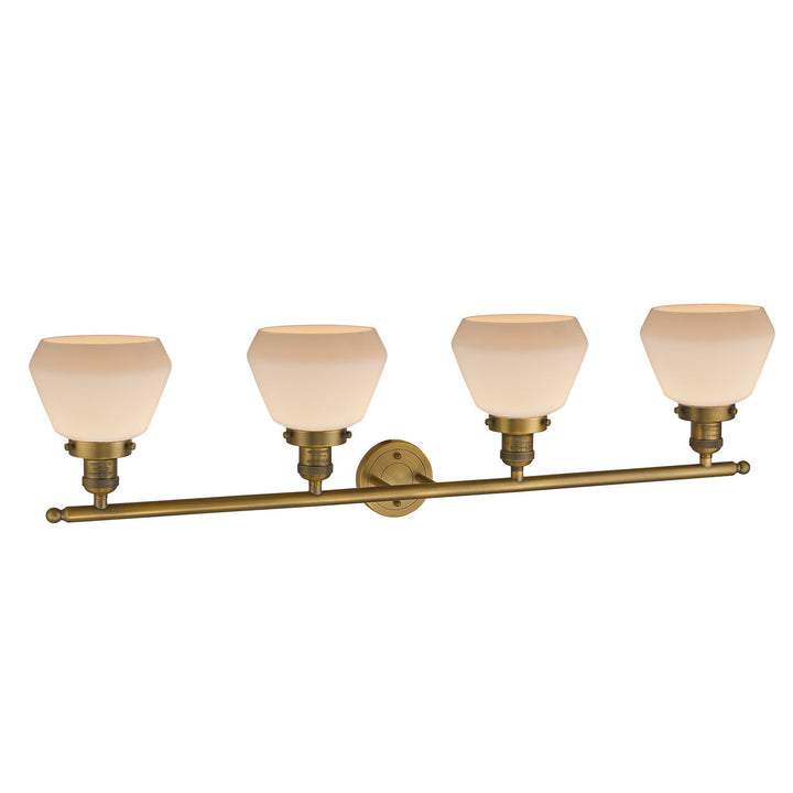 Innovations Franklin Restoration 215-BB-G171-LED Bath Vanity Light 43 in. wide - Brushed Brass