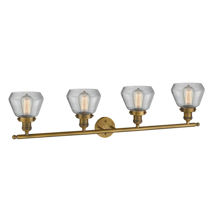 Innovations Franklin Restoration 215-BB-G172-LED Bath Vanity Light 43 in. wide - Brushed Brass