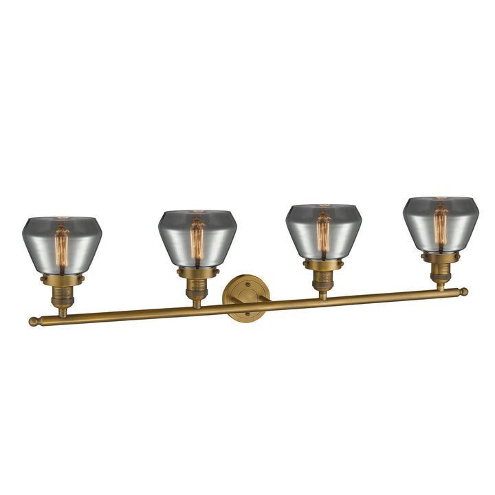 Innovations Franklin Restoration 215-BB-G173-LED Bath Vanity Light 43 in. wide - Brushed Brass