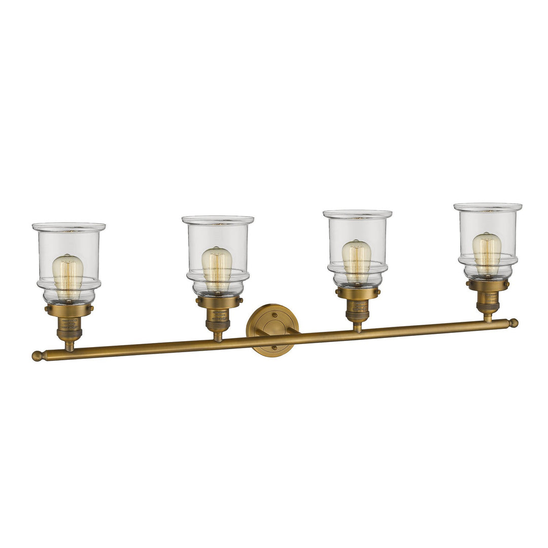 Innovations Franklin Restoration 215-BB-G182-LED Bath Vanity Light 42 in. wide - Brushed Brass