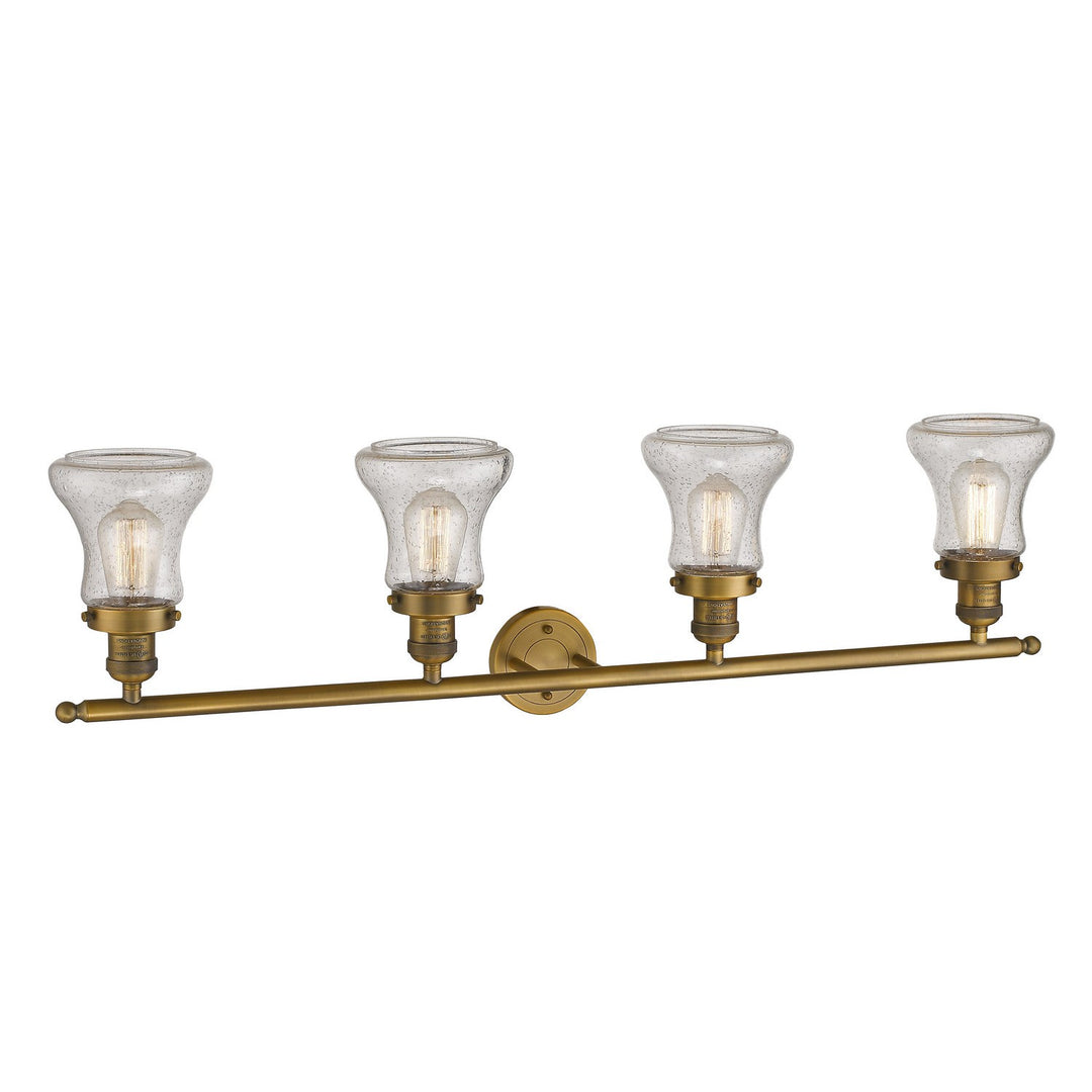 Innovations Franklin Restoration 215-BB-G194-LED Bath Vanity Light 43 in. wide - Brushed Brass